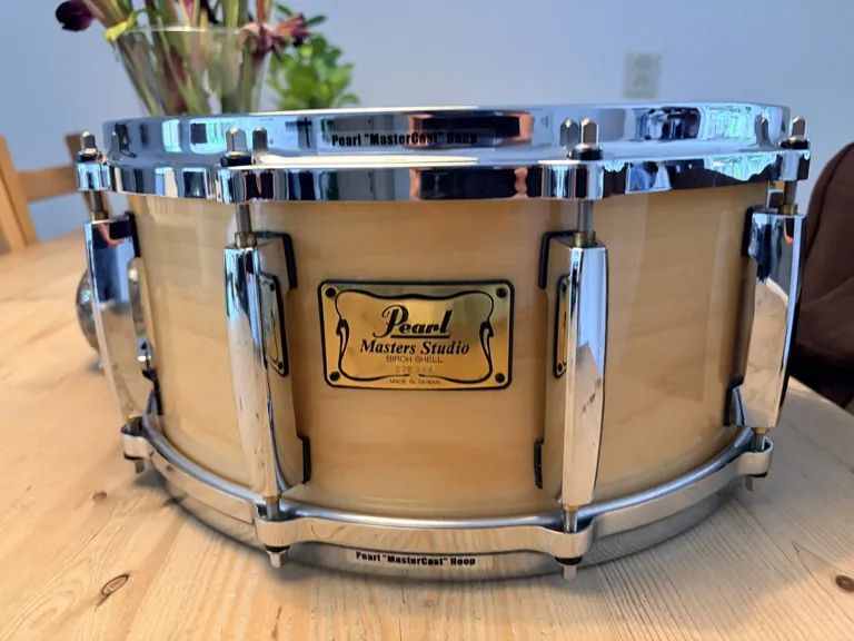 Pearl BRX-5514-DC Masters Birch Snare 14x6.5" # Natural birch