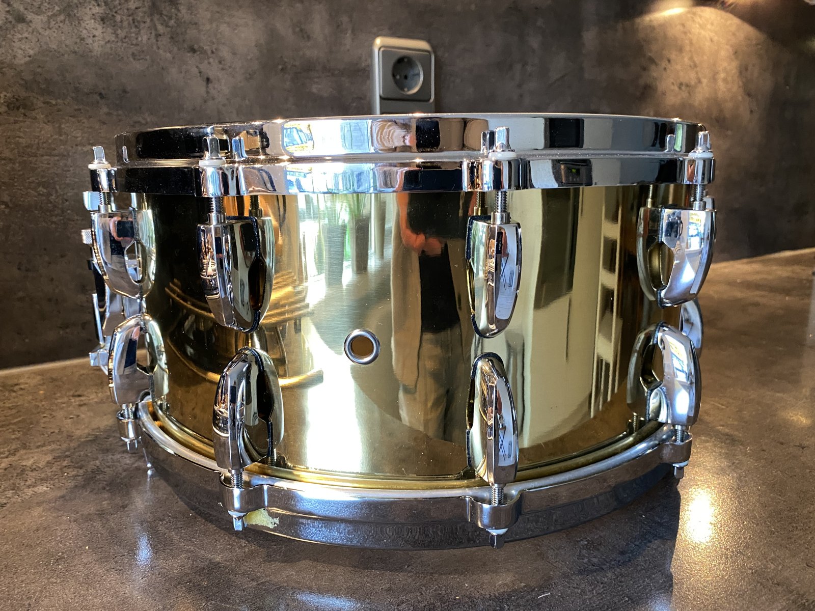 Pearl B-5314B/C Brass snare 14x6.5 inch