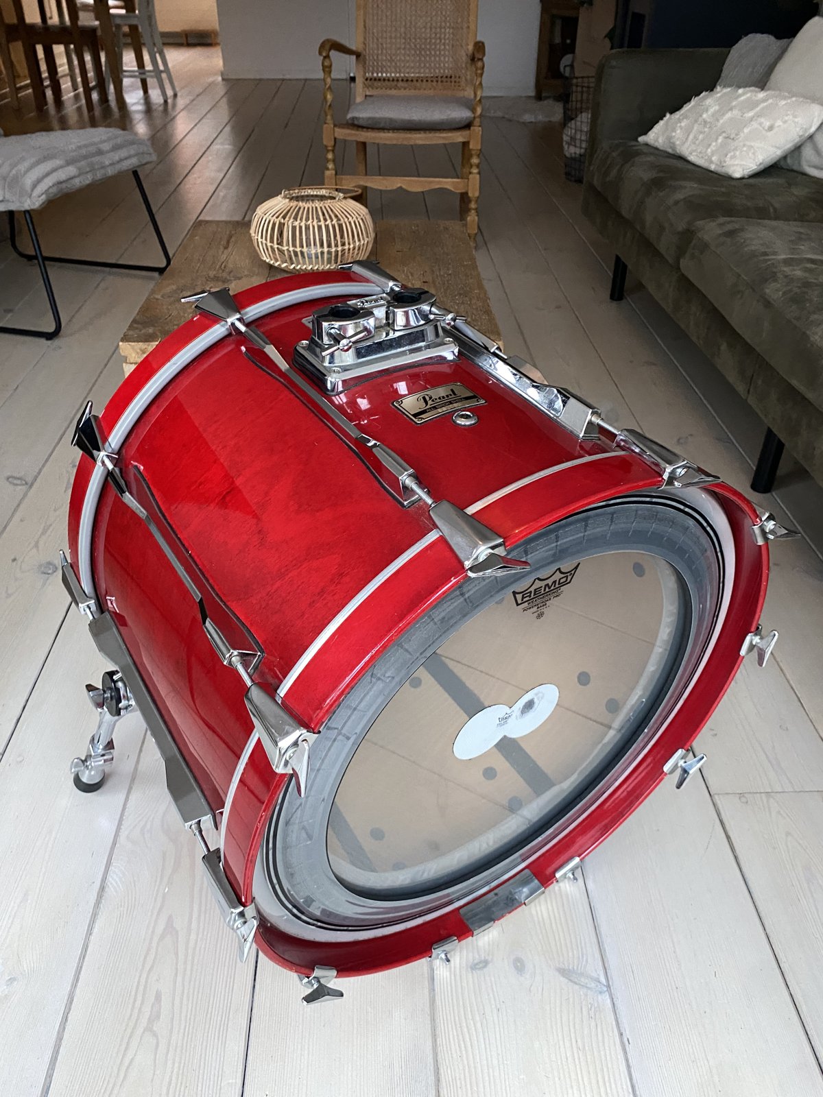 Pearl BLX Bassdrum 22x16 inch #Sequoia red