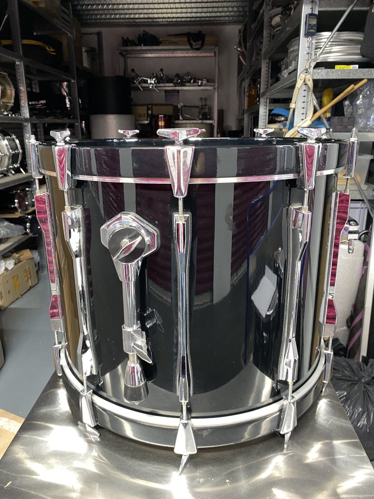 Pearl BLX bassdrum 22x18” Piano black.