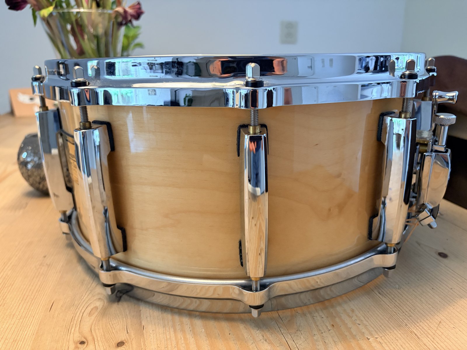 Pearl BRX-5514-DC Masters Birch Snare 14x6.5" # Natural birch