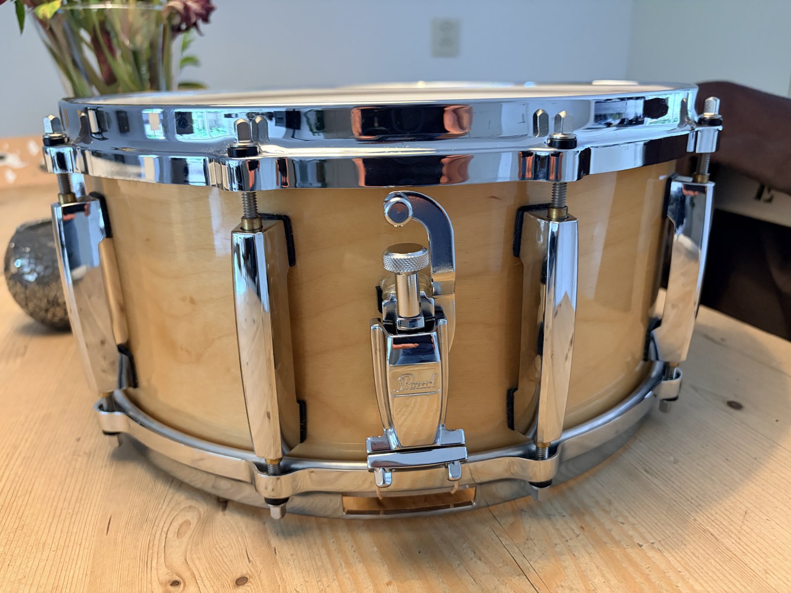 Pearl BRX-5514-DC Masters Birch Snare 14x6.5" # Natural birch