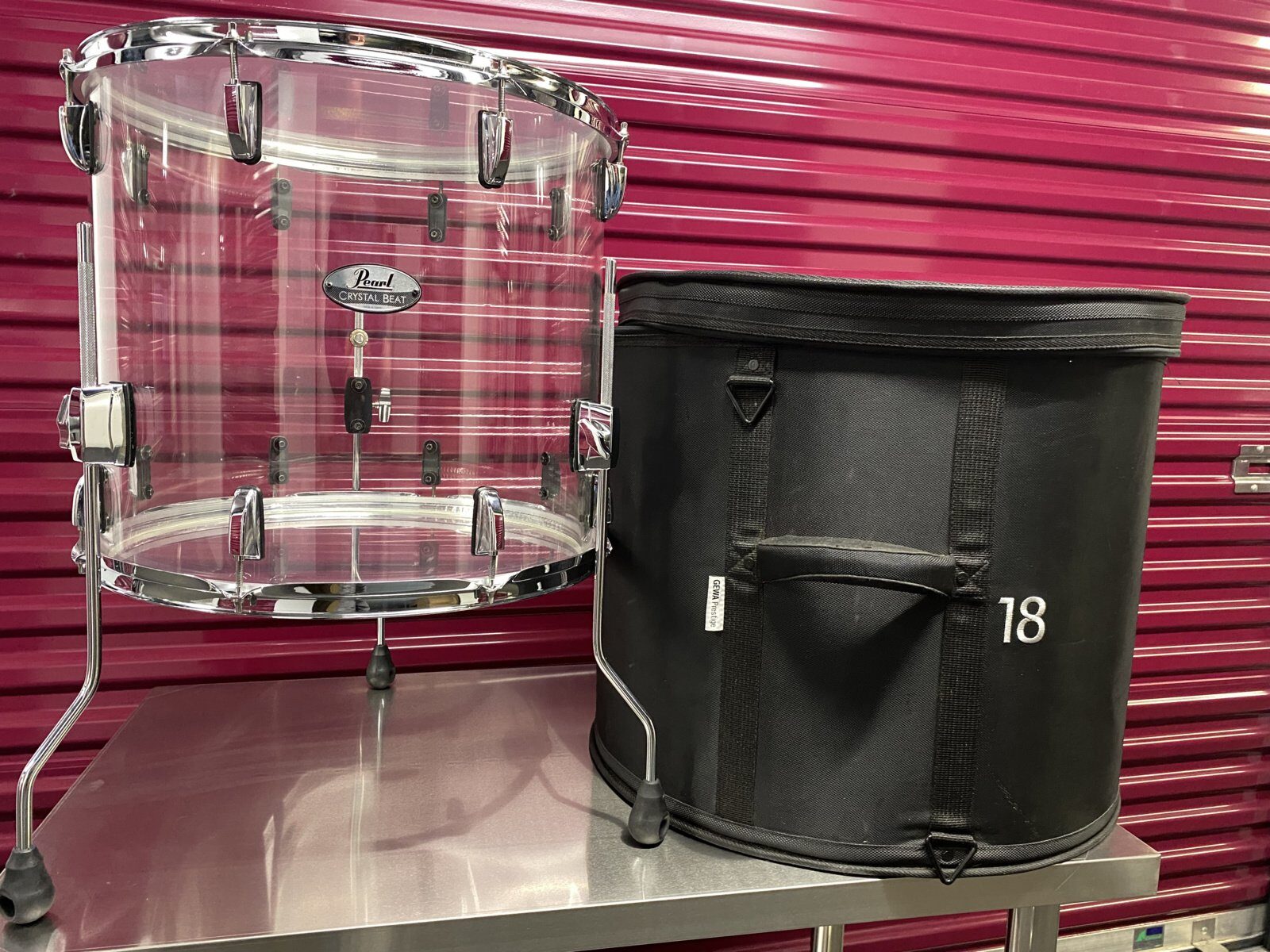 Pearl crystalbeat floortom 18x16inch (with padded GEWA bag)