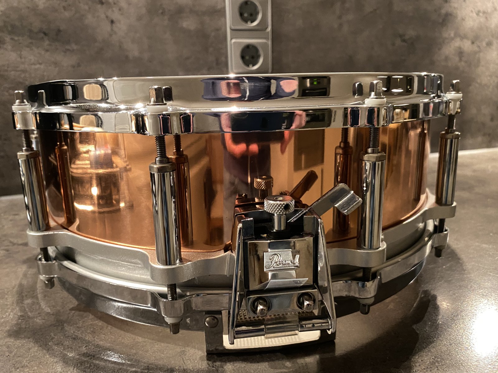 Pearl FC-1450 Freefloater snare 14x5” Copper