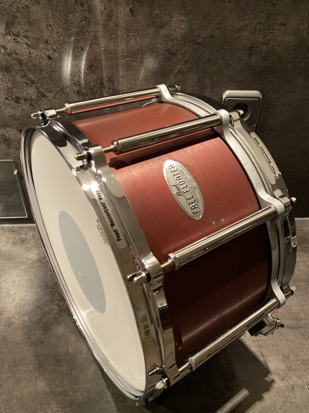 Pearl FTMH1480 Freefloater snare 14x8 inch Mahogany