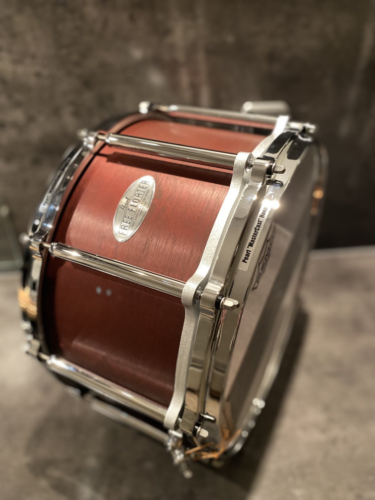 Pearl FTMH1480 Freefloater snare 14x8 inch Mahogany