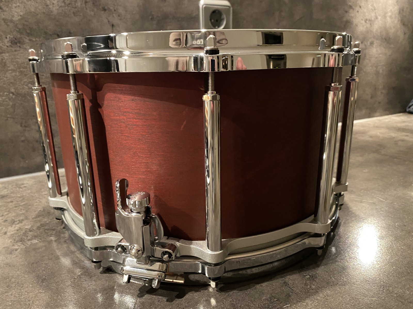 Pearl FTMH1480 Freefloater snare 14x8 inch Mahogany