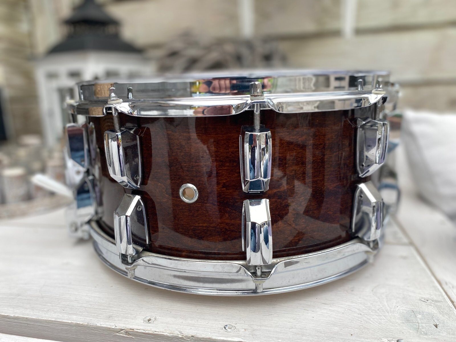 Pearl G-714D GLX snaredrum 14x6.5 inch #Walnut lacquer