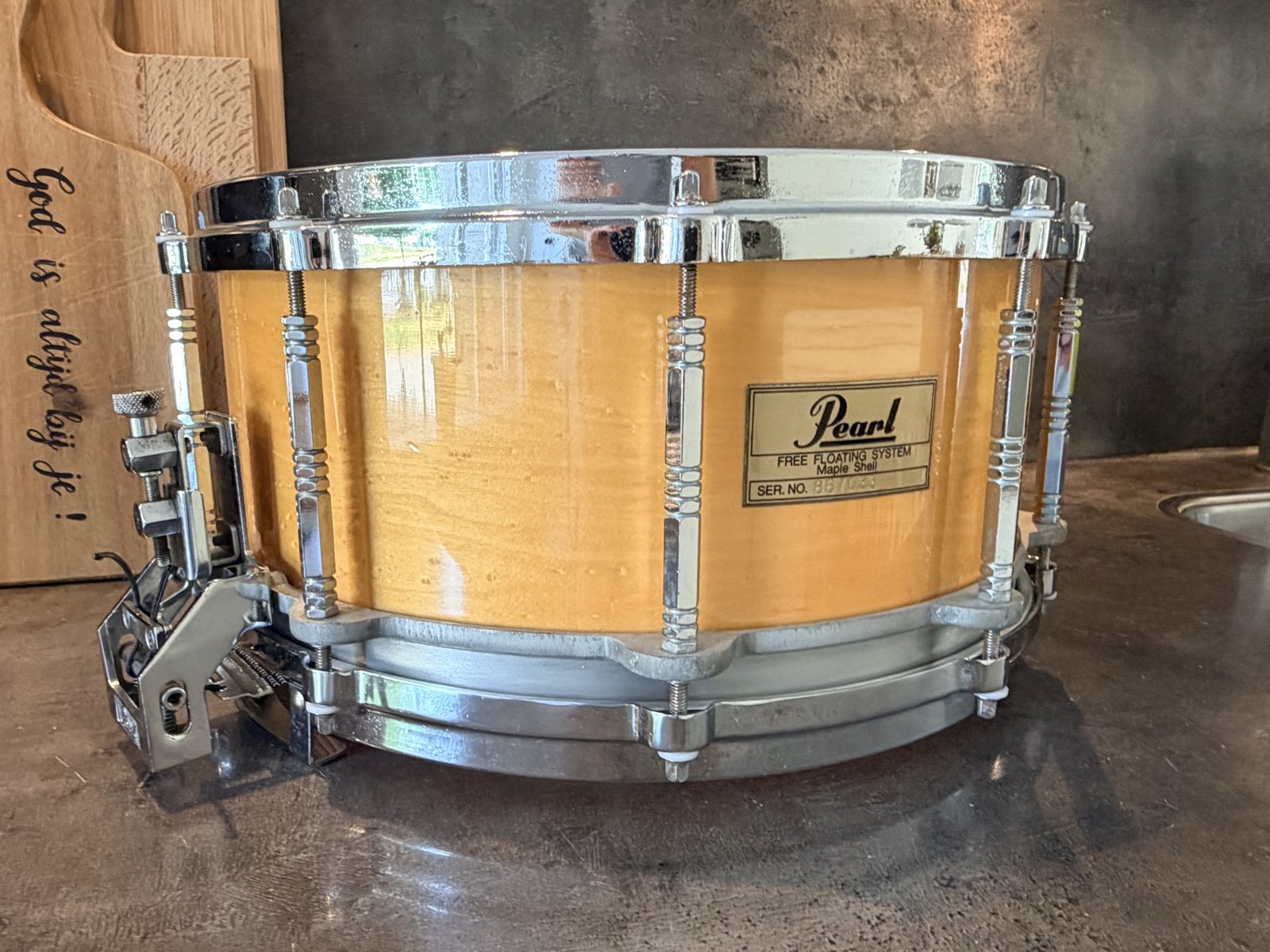 Pearl G-914D Freefloater 14x6.5” #Natural maple #1st gen (1983-1987)