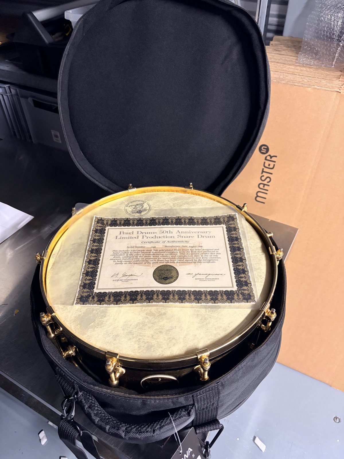 Pearl M-1946 50th Anniversary snaredrum 14x5.5”