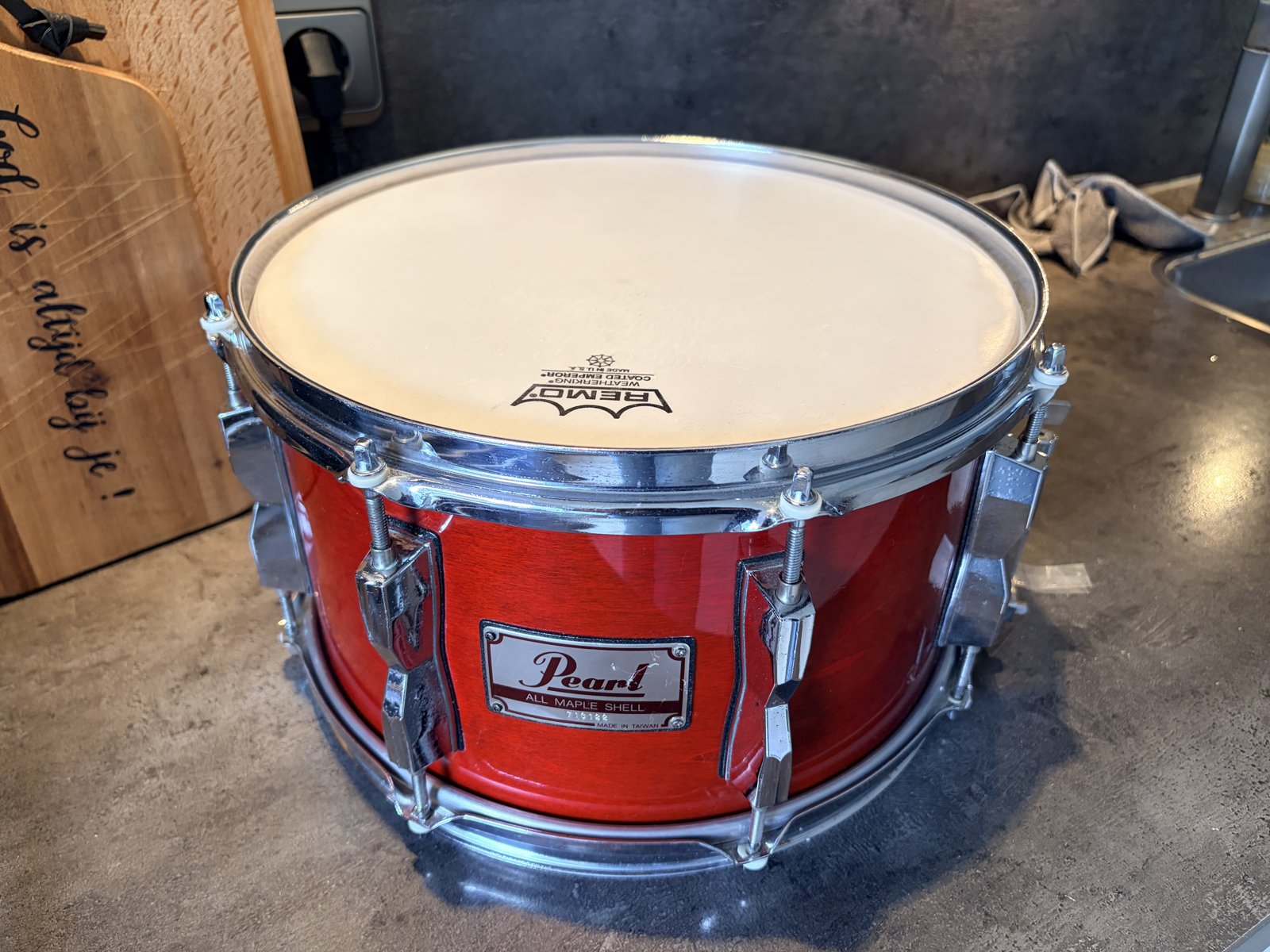 Pearl M-512SE Soprano snare 12x7” #Sequoia red