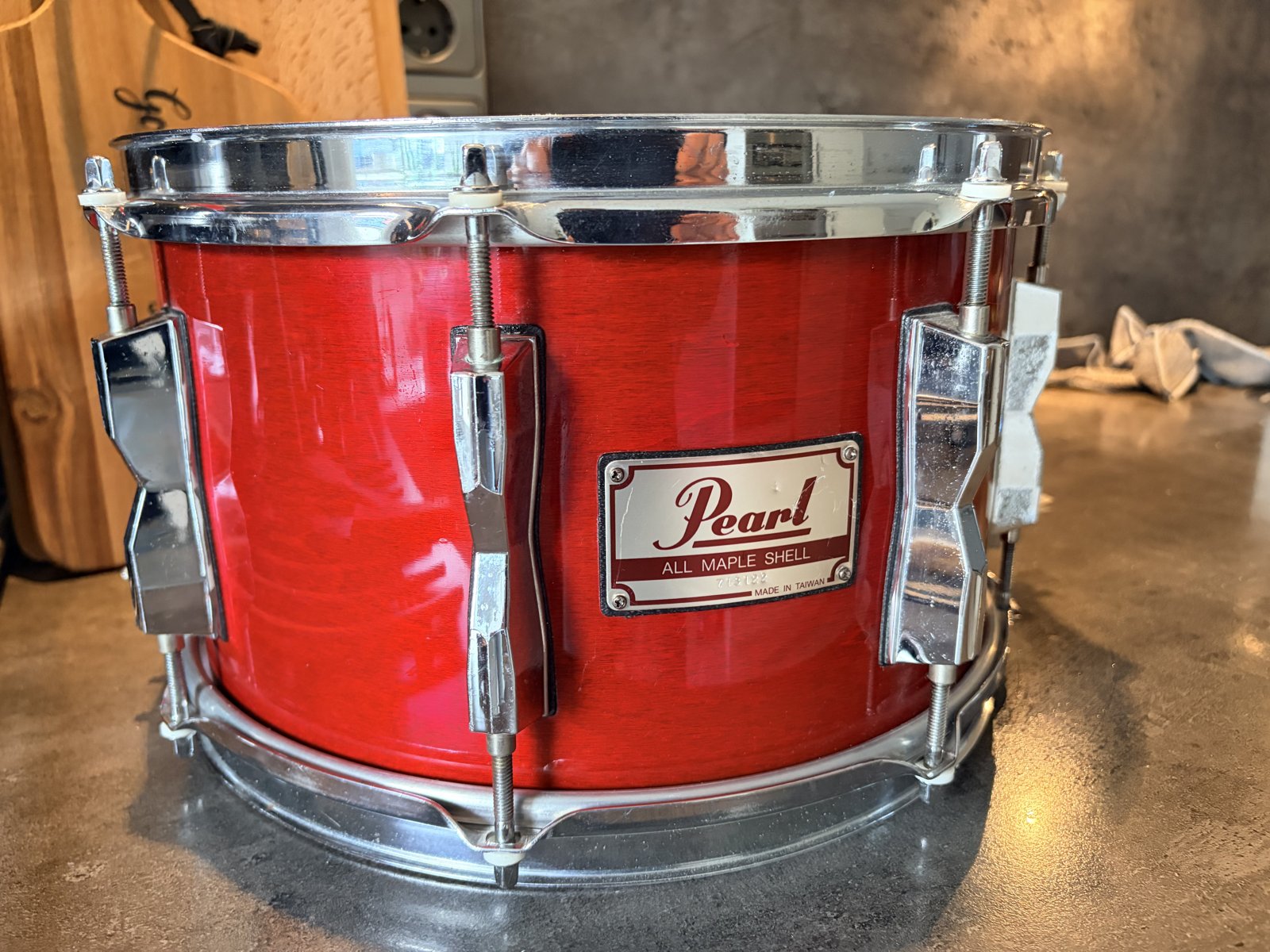 Pearl M-512SE Soprano snare 12x7” #Sequoia red