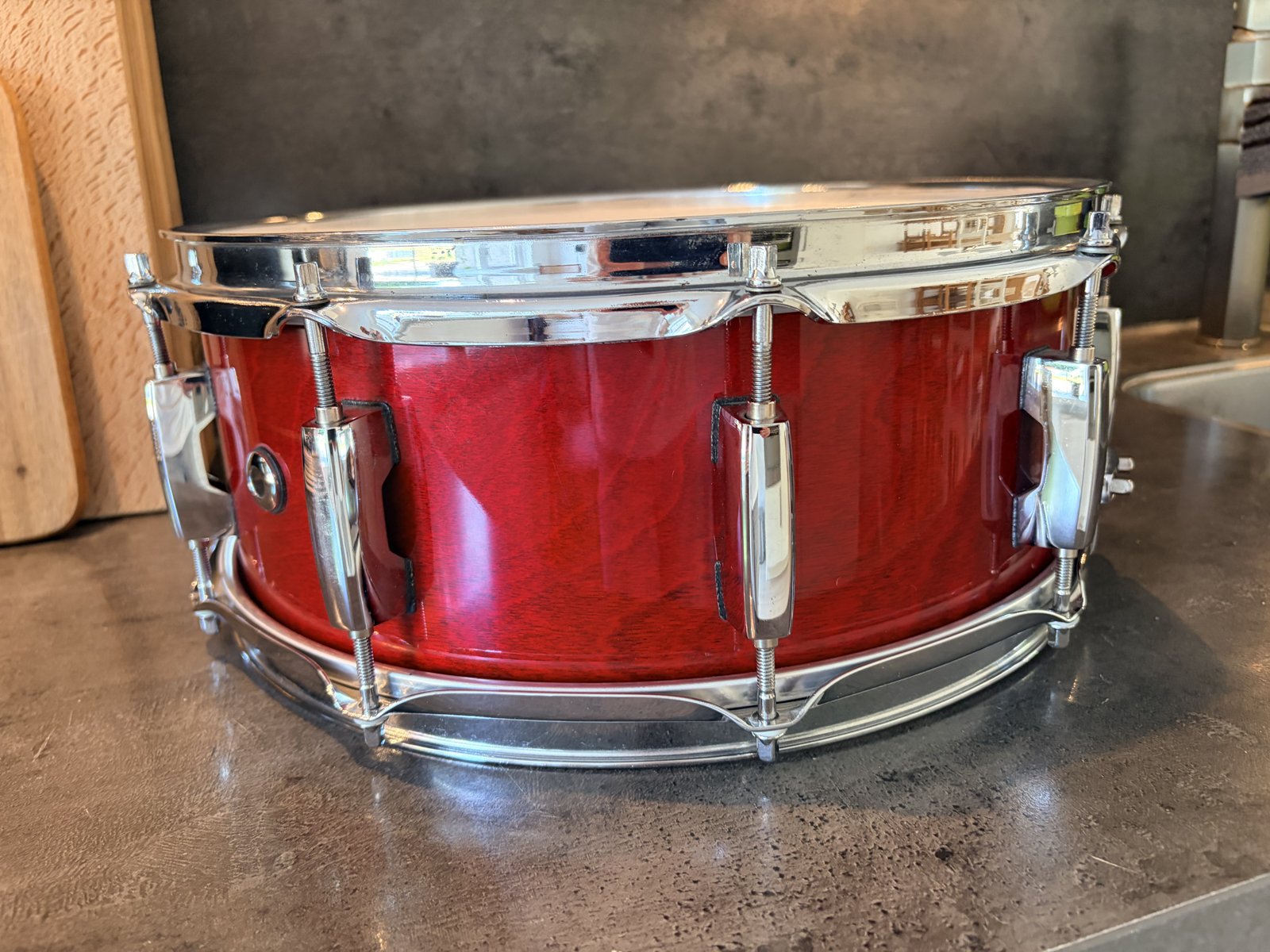 Pearl MBX Masters studio birch snare 14x5.5” #Sequoia red