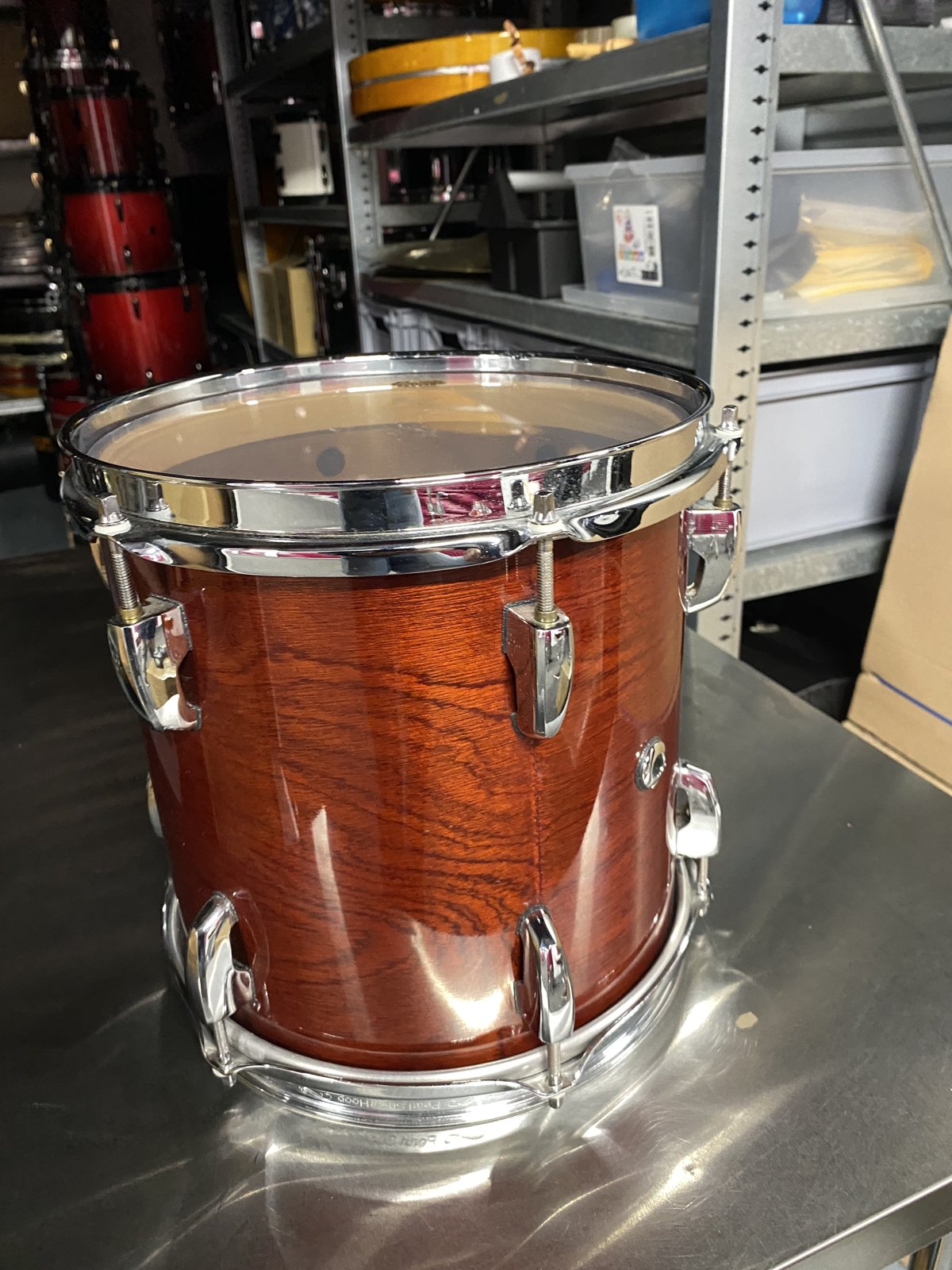 Pearl MHX Mahogany classic tom 10x10 inch #141 Red Mahogany lacquered