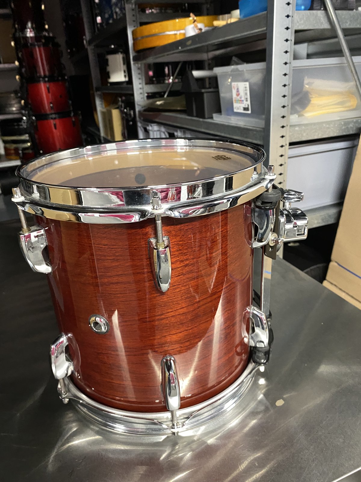 Pearl MHX Mahogany classic tom 10x10 inch #141 Red Mahogany lacquered