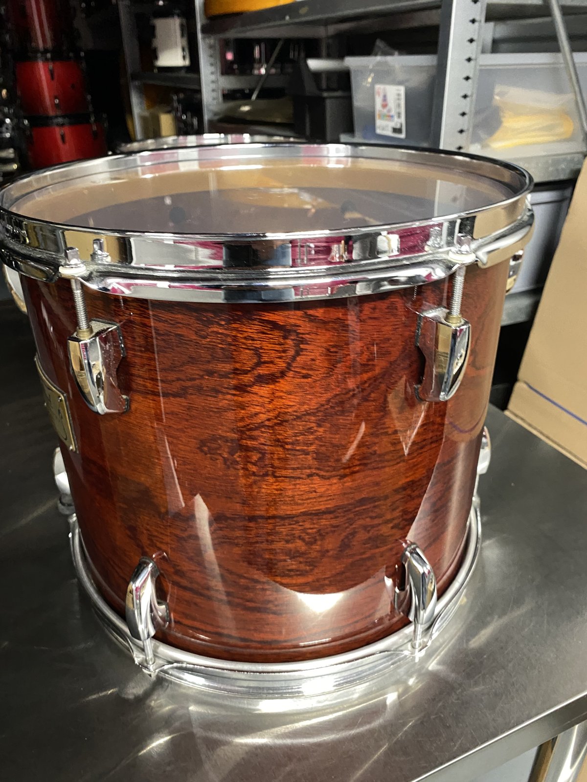 Pearl MHX Mahogany classic tom 13x11 inch #141 Red Mahogany lacquered