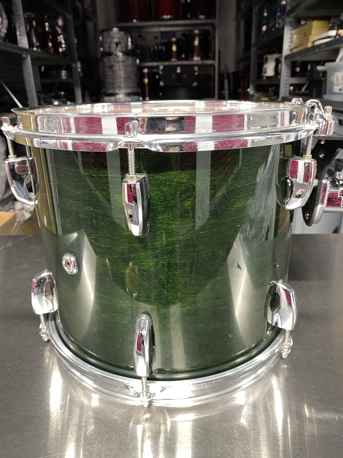 Pearl MMX-212DI Masters custom tom 12x10” #Emerald mist