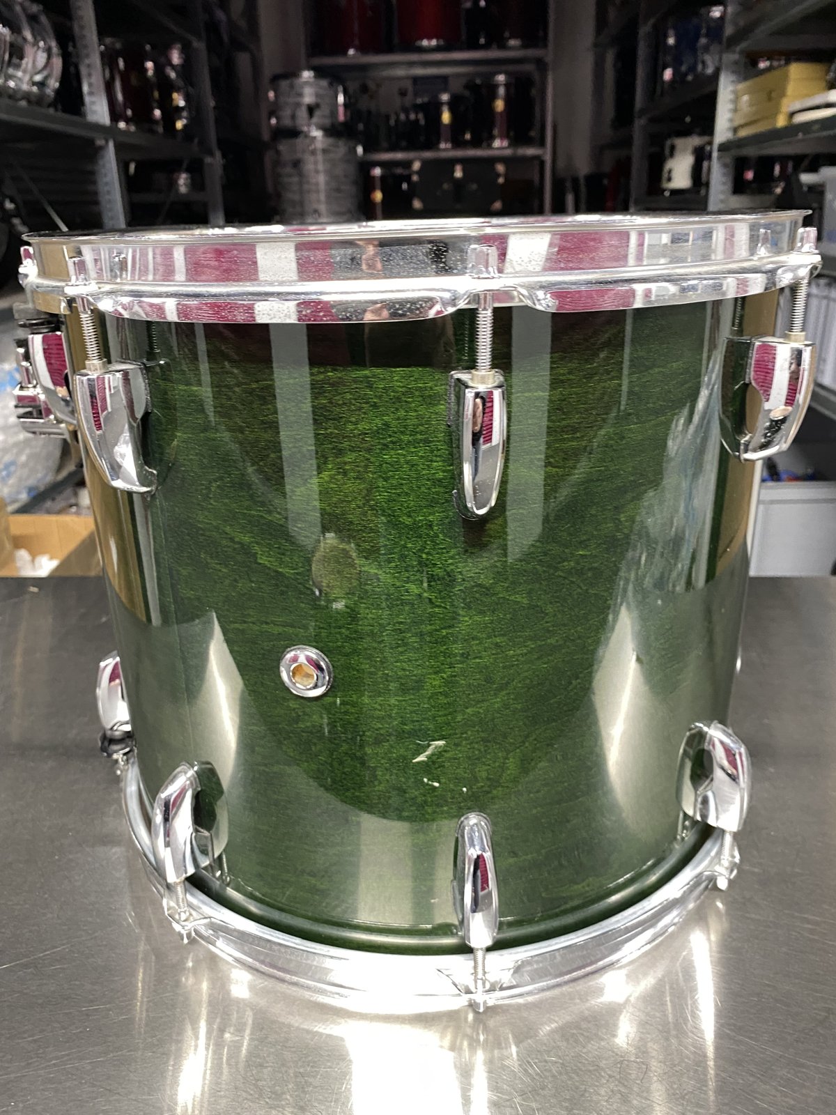Pearl MMX-214DI Masters custom tom 14x12" #Emerald mist